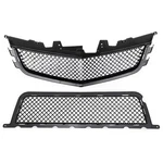 For 2008-14 Cadillac Cts-v Ctsv Front Upper/lower Main Grille Combo Matte Black. Fixed Price $249.49.