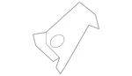 Genuine Mitsubishi Cowl Grille Cover 7405A368. Fixed Price $14.06.