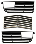 1973 C3 Corvette Front Grille Piece Set Right Left Center Chrome. Fixed Price $189.95.