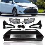 For Toyota Corolla Xle Ce 2017- 2019 Front Lower Bumper Grille Set 5PCS. Fixed Price $91.99.