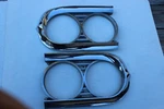 1959 Edsel Headlamp Bezels, Pair, Part # 1015848 Rh & 1015849. Fixed Price $150.00.