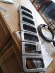 Grille Vertical Bars Chrome Fits 96-98 Grand Cherokee 1760697. Fixed Price $97.03.
