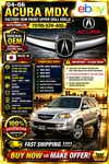 04-06 Acura Mdx Factory Oem Front Upper Grille W/ Emblem 75705-S3V-A02 F3. Fixed Price $49.99.