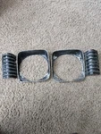 1969 1970 1971 1972 Nova Headlight Bezels. Fixed Price $99.99.