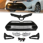 For Toyota Corolla Xle Ce 2017- 2019 Front Upper/lower Bumper Grille Set 6PCS. Fixed Price $112.62.