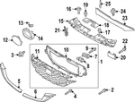 Genuine Mazda Grille Bracket KSD4-50-162. Fixed Price $12.75.