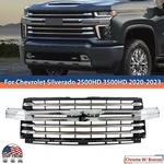 For Chevy Silverado 2500HD 3500HD 2020-2023 Chrome Front Bumper Grille W/bronze. Fixed Price $519.99.