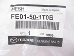 Genuine Oem Mazda FE01-50-1T0B Front Bumper Mesh Grille 2004-2008 RX-8. Fixed Price $165.59.