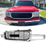 Grille Shell For 1999-2002 Sierra 1500 2500 Slt 2000-2006 Gmc Yukon&xl Chrome. Fixed Price $123.50.