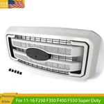 Ug White Platinum Front Grille Assembly 2011-2016 Ford F250 F350 Super Duty. Fixed Price $452.99.