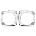Headlight Door Polished Aluminum Pair 1973 Mustang. Fixed Price $221.10.