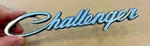 Mopar Nos 3573505 1972 - 1974 Dodge "challenger" Front Grill Nameplate. Fixed Price $107.50.
