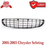 Grille For 2001-2003 Chrysler Sebring Front Chrome Shell With Gray CH1200263. Fixed Price $235.30.