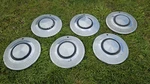 Set Of 1963-1966 Plymouth 13" Hubcaps Wheel Covers Valiant Barracuta Signet 4. Fixed Price $119.00.