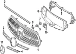 Genuine Mercedes-benz Grille Assembly 254-880-67-03. Fixed Price $556.00.