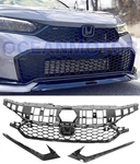 For 2025-2026 Honda Civic Tr Style Front Hood Upper Grille Mesh Glossy Black. Fixed Price $149.99.
