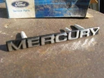 Nos 1985 Mercury Cougar Script Grille Emblem, In The Ford Box!. Fixed Price $20.00.