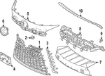Genuine Lexus Grille Assembly 53101-0E561. Fixed Price $308.23.
