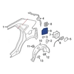 Ford Edge 2015-2024 EM2Z61280B62H Rear Left Quarter Panel Vent. Fixed Price $39.97.