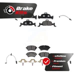 Front Rear Semi-metallic Brake Pad Wear Sensor Kit For 2020-2023 Audi A6 Quattro. Fixed Price $119.92.