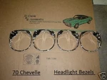 Chevelle 70 Chrome Set 4PC Camino Light. Fixed Price $119.99.