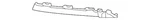 Genuine Porsche Bumper Cover Spacer Panel 95B-807-824-C-OK1. Fixed Price $54.13.
