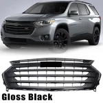 For 2018-2021 Chevrolet Traverse Front Bumper Upper Grille Gloss Black 84297944. Fixed Price $92.99.