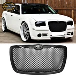 Fits 05-10 Chrysler 300C Front Mesh Grille Unpainted Black + Logo. Fixed Price $54.78.