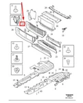 New Volvo XC90 MK2 Front Right Upper Air Guide 31455461 Original. Fixed Price $444.16.