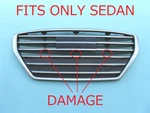15 16 17 Hyundai Genesis G80 Sedan Front Bumper Cover Top Upper Grille Adaptive. Fixed Price $395.00.