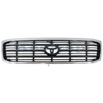 For 98-02 Land Cruise 4.7L Front Grille Assembly Chrome Shell Black Insert. Fixed Price $91.95.