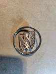Vintage 1972 Buick Metal Badge / Emblem - Part No. 9856335. Fixed Price $24.95.