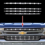 2019-20 Chevy Silverado 1500 Chrome Snap On Grille Overlay Covers Inserts. Fixed Price $139.99.