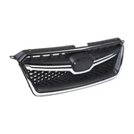 Plastic Front Upper Grille For Subaru Xv Crosstrek 2016-2017 Blk W/ Chrome Trim. Fixed Price $47.44.