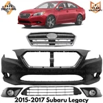 Front Bumper Cover Paintable & Grille Assembly Kit For 2015-2017 Subaru Legacy. Fixed Price $445.00.