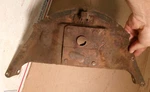 1942 1946 1948 Ford Lower Hood Latch Plate Original Coupe Sedan Woody Wagon K. Fixed Price $199.00.