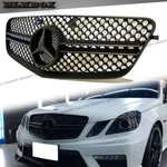 Fit Bz 10-13 W212 E-sedan Front Bumper Replace Grille- Fins Matte Black Look. Fixed Price $258.67.