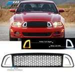 Fits 13-14 Ford Mustang Non-shelby Drl Turn Signal Led Light Front Bumper Grille. Fixed Price $69.99.