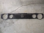 Hella Volkswagen Vw MK1 Rabbit Cabriolet Quad Round Light Grill With Badge. Fixed Price $229.95.