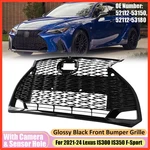 For Lexus IS300 IS350 2021-2024 F-sport Glossy Black Front Grille W/camera Hole. Fixed Price $180.99.