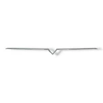2012-2016 Tesla Model Front Bumper Grill Fascia Bright Trim Oem 1017416-00-C. Fixed Price $109.00.