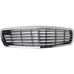 Grille 2000-02 E320 E430 Sedan Chrome Shell W/ Black Insert Elegance Pkg. Fixed Price $69.18.