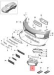 Genuine Porsche GT2 Retaining Frame Left Matt Black 99150556306OK1. Fixed Price $253.65.