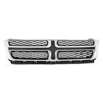 New Premium Fit Matte-dark Gray / Chrome Front Grille 68081992AD. Fixed Price $227.39.