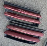 04-05 Mitsubishi Endeavor Front Upper Grille Insert Driver Lh Pass Rh Red Pair. Fixed Price $179.95.