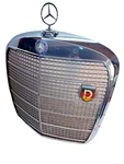 Nos? Oem Mercedes W108 W109 Radiator Shroud Guard Grill Cowl Emblem P1. Fixed Price $1425.00.