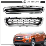 Front Upper Lower Grille Black W/chrome Trim For Chevrolet Trax 2014-2016. Fixed Price $80.29.