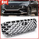 For 2021 2022 2023 Hyundai Santa Fe Front Upper Grille Gloss Black 86350-S2500. Fixed Price $97.99.