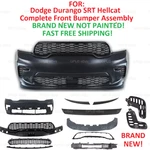 For Dodge Durango Srt Hellcat Complete Front Bumper Assembly Full Conversion. Fixed Price $449.00.