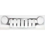 Grille Shell For 2002-2004 Jeep Liberty Chrome Plastic. Fixed Price $115.46.